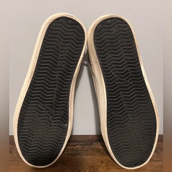 Vintage Havana Rose Gold Metallic & White Star Sneakers - Picture 5 of 11